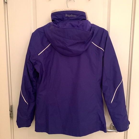 Columbia Youth Interchange Waterproof Bugaboo Jacket Size 14/16 - Picture 11 of 15